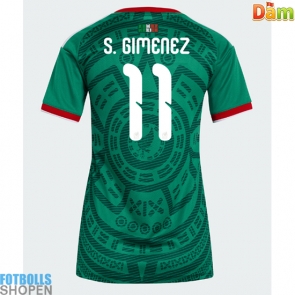Billiga Mexiko Santiago Gimenez #11 Hemmatröja Dam VM 2026 Kortärmad